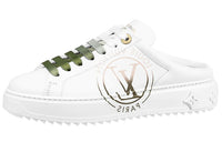 LOUIS VUITTON Lv Time Out Mules 'White With Green Ombre' Women's