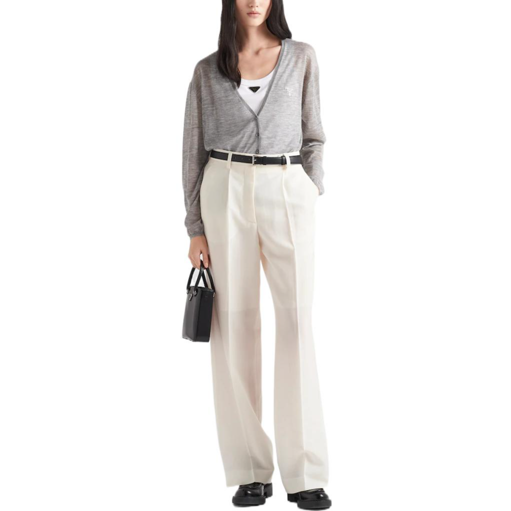 PRADA Cashmere Sweaters Women's Gray