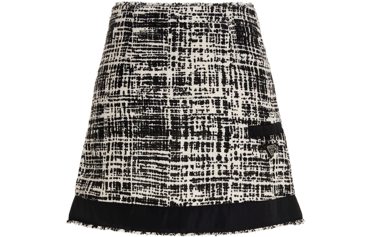 PRADA Casual Short Skirts Women's Black