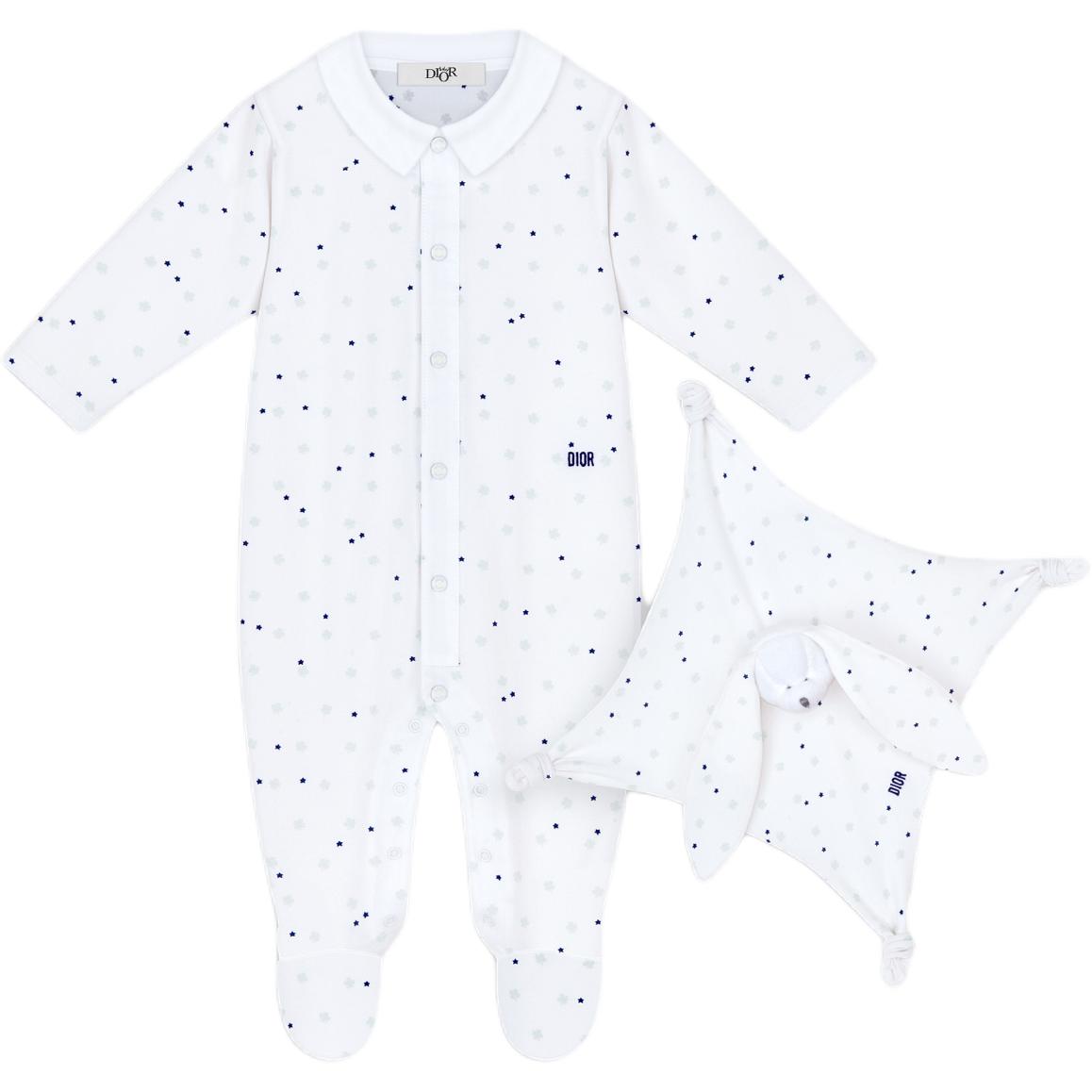 DIOR Bodysuits Newborn Gift Set Ivory Infant And Toddler
