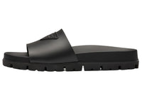 PRADA Rubber Slides Black Men's
