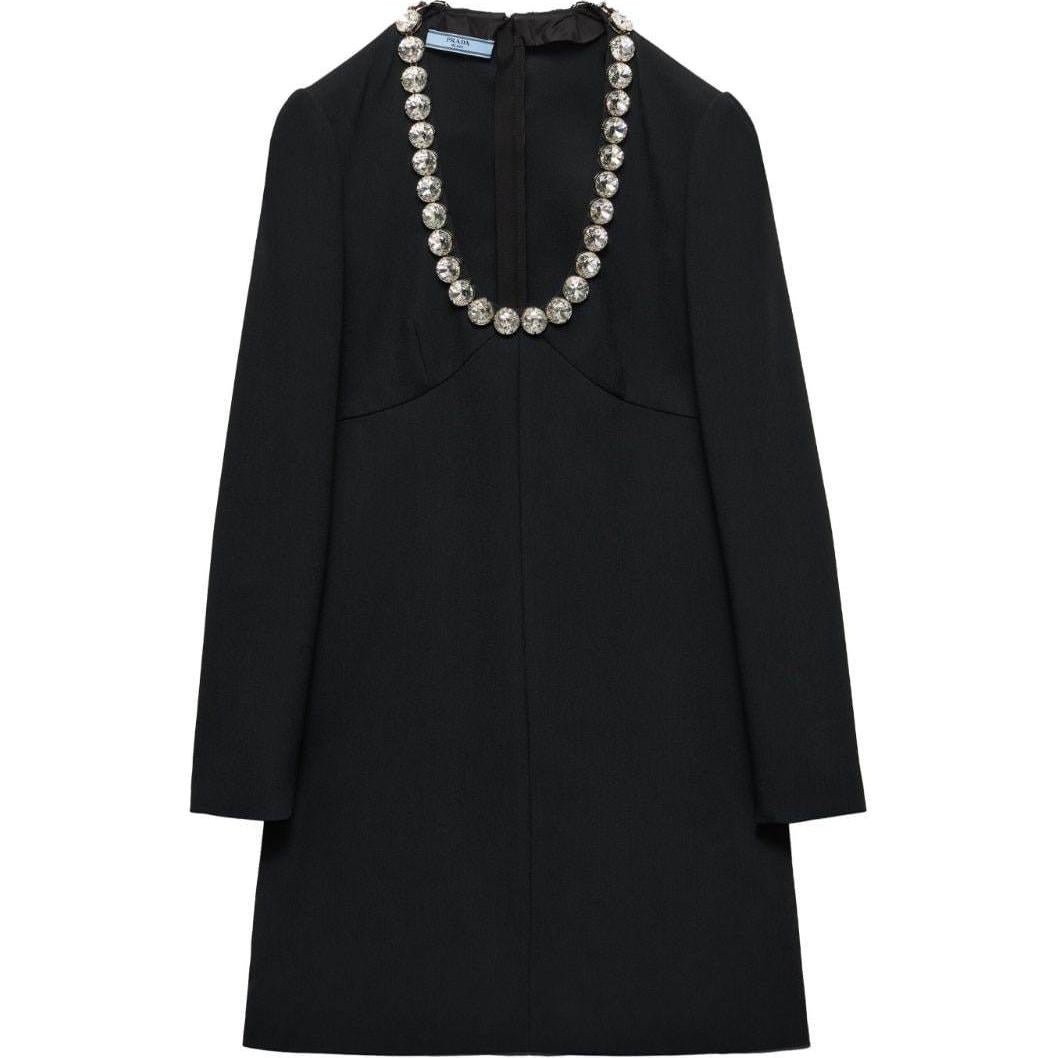 PRADA Glass Crystal Embellishment Dress