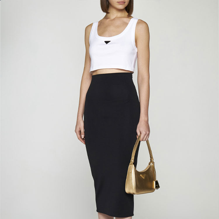 PRADA Casual Long Skirts Women's Black