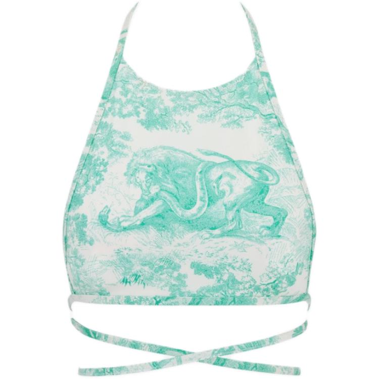 DIOR All Over Patterned Sleeveless Swimsuit