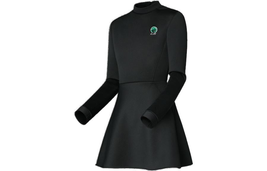 LOUIS VUITTON FW22 Long Sleeved Dress Women's Black