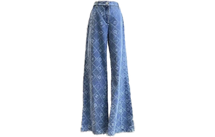 CHANEL Jeans Women's Denim Blue