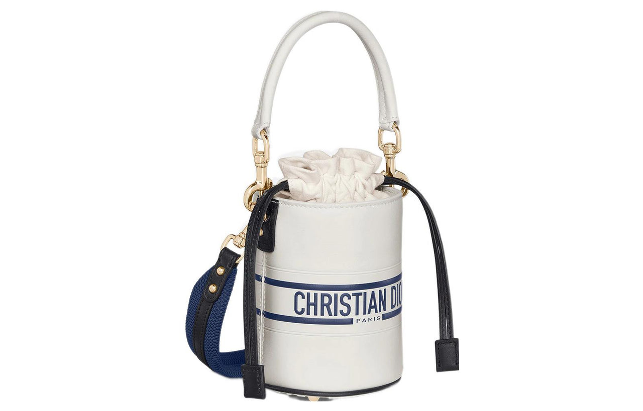 DIOR Cow Leather Shoulder Bag, Crossbody Bag, Handbag Women's White