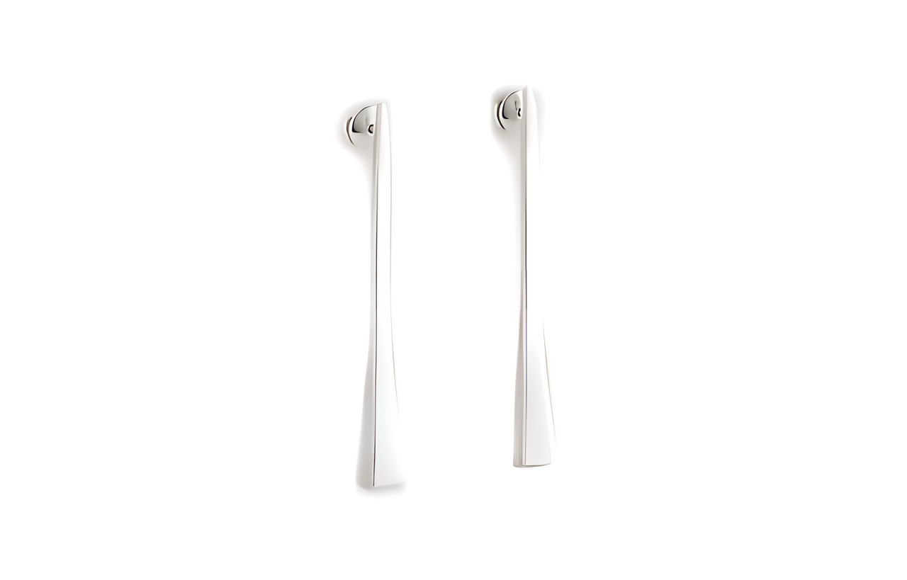 HERMES 925 Sterling Silver Earrings Women's Silver