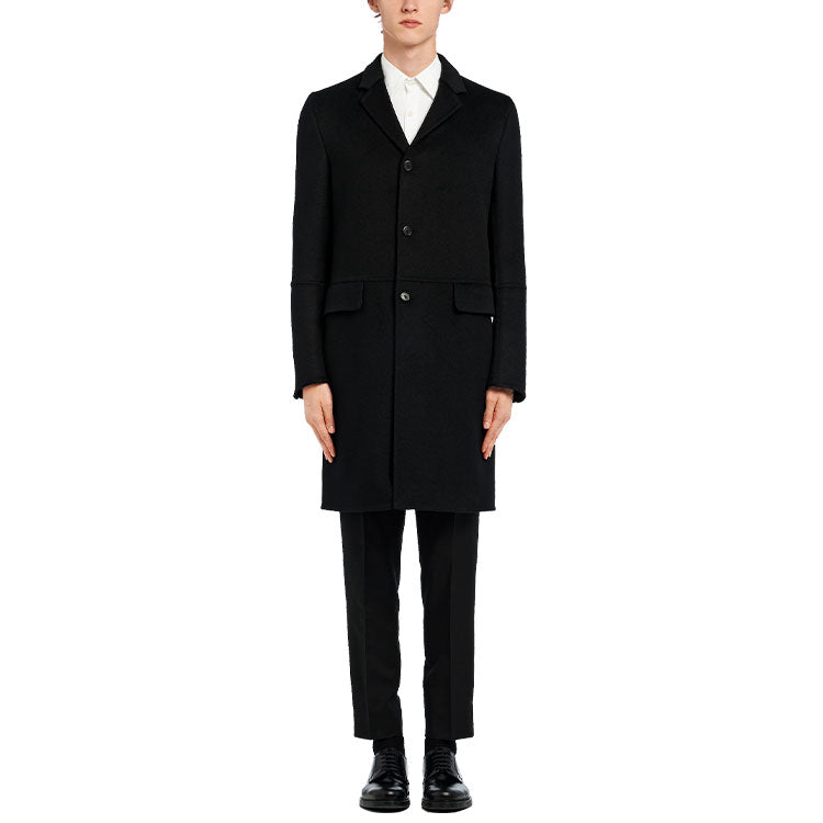 PRADA Coats Men Black