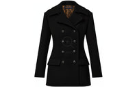 LOUIS VUITTON SS22 Velvet feel Coat Women's Black