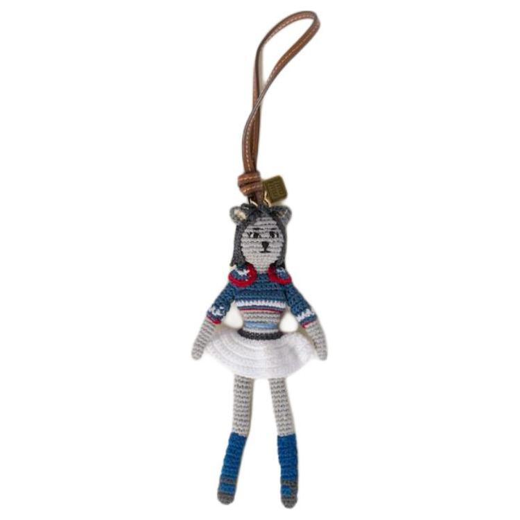 MIU MIU Recycled Polyester Bag Charm Bag Merch Unisex Marine Blue