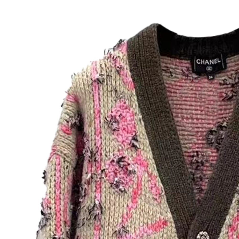 CHANEL Knitwear Women's Khaki Brown
