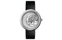 CHANEL MADEMOISELLE PRIVÉ Collection Wrist Watch Manual Mechanical Movement Satin Strap Cut-Out Dial Women's