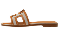HERMES Quick Dry Slide Slippers Women's Brown