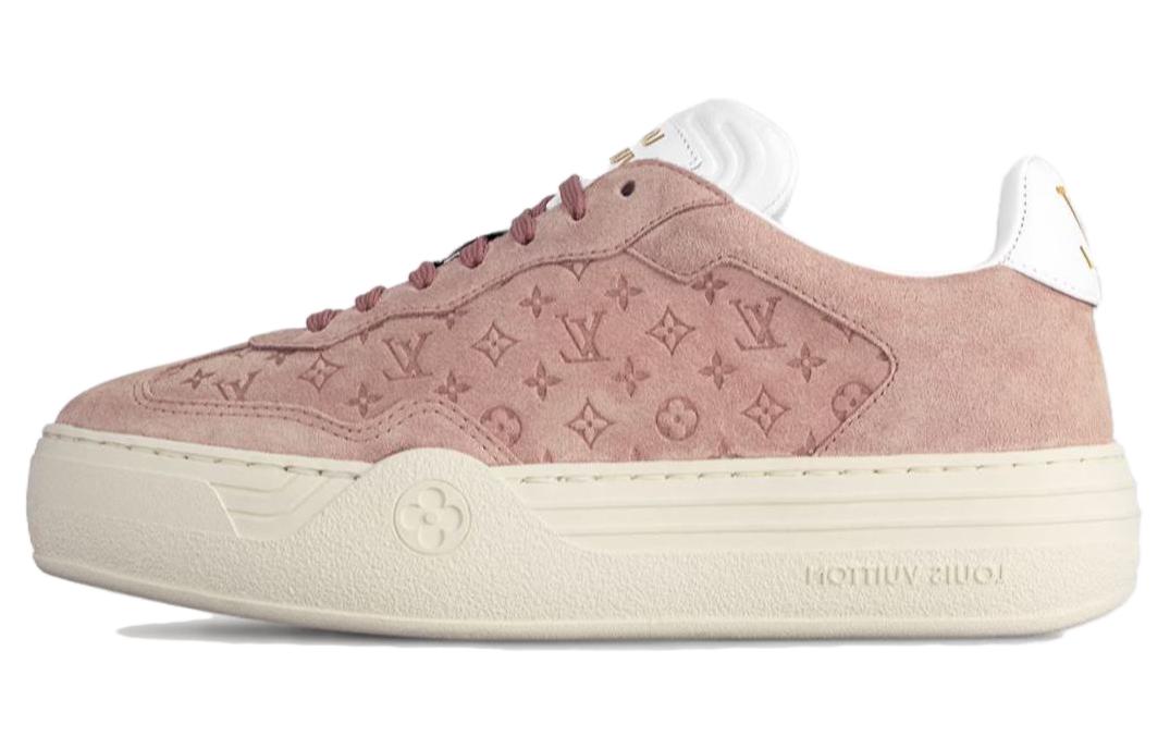 LOUIS VUITTON Groovy Low Top Skateboard Shoes Women's Pink