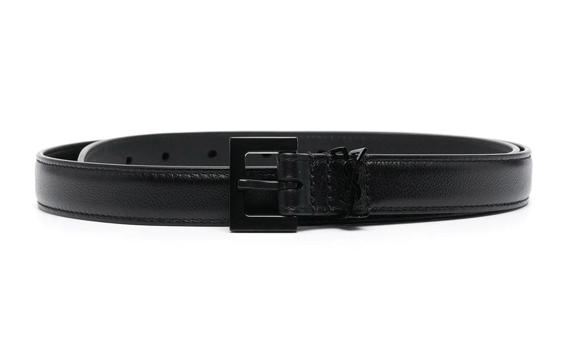 SAINT LAURENT Skinny Leather Belt