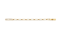 HERMES 18K Gold Diamonds Bracelets Women's Gold