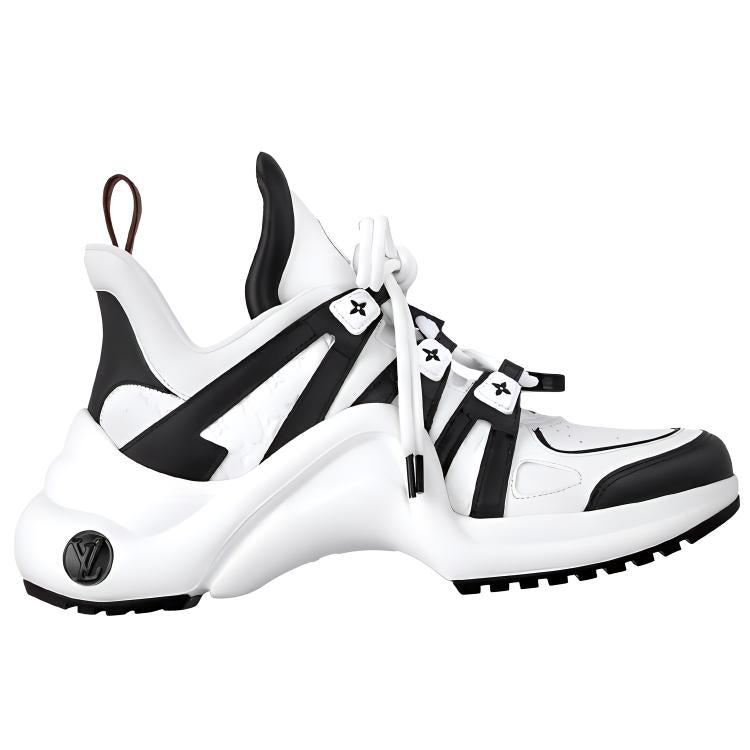 LOUIS VUITTON Archlight Low-Top Casual Shoes 5cm Women's White Black