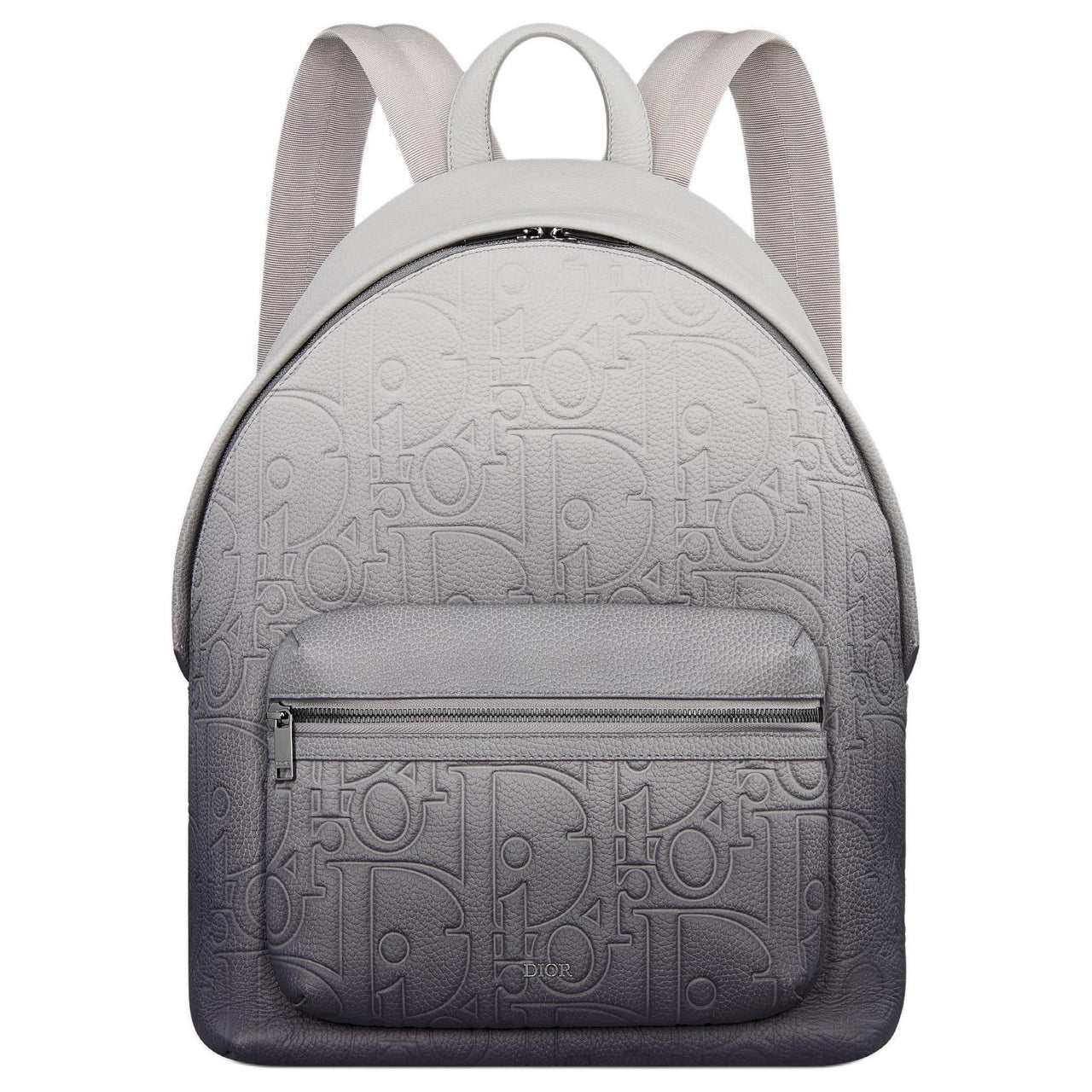 DIOR Rider 2.0 Cow Leather Backpack Unisex Gray Black