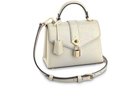 LOUIS VUITTON Rose Des Vents Lizard Leather Shoulder Bag Crossbody Bag Handbag Mini Women's White
