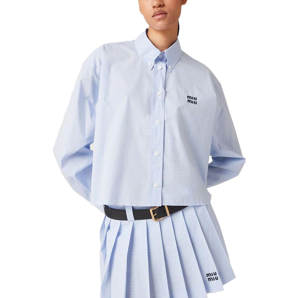 MIU MIU Shirt Women's Light Blue