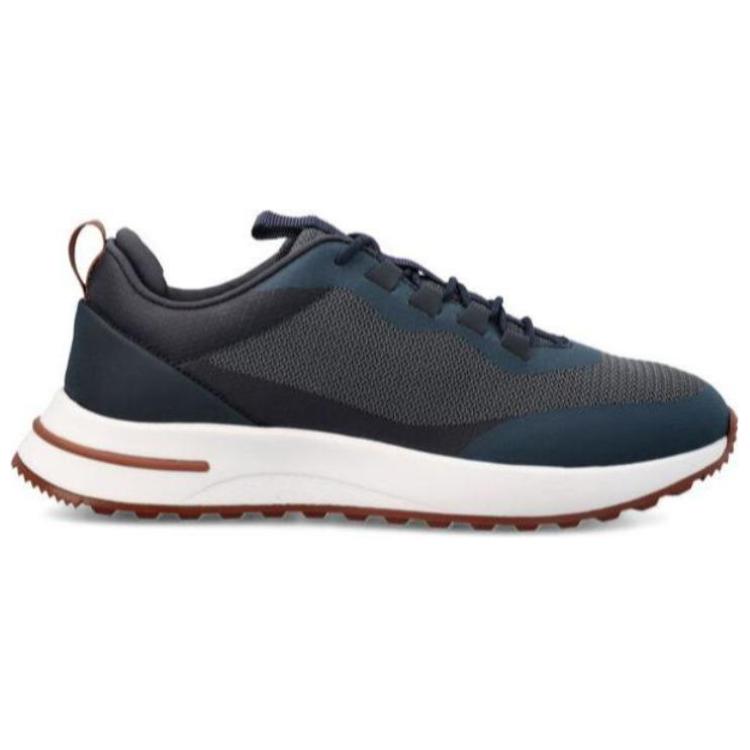 Loro Piana Abrasion Resistant Low Top Casual Shoes Men's Blue Gray