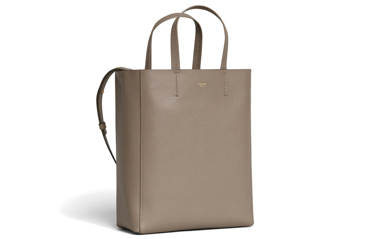 CELINE Grained Cow Leather Tote Bag Shopping Bag Shoulder Bag Crossbody Bag Handbag Women's Taupe