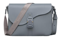 DIOR Grained Calfskin Saddle Bag, Messenger Bag, Shoulder Bag, Crossbody Bag Men's Gray
