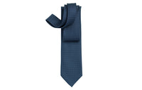 HERMES Silk Ties Men's Marine Blue