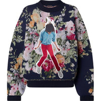 LOUIS VUITTON FW22 Sweater Women's Blue