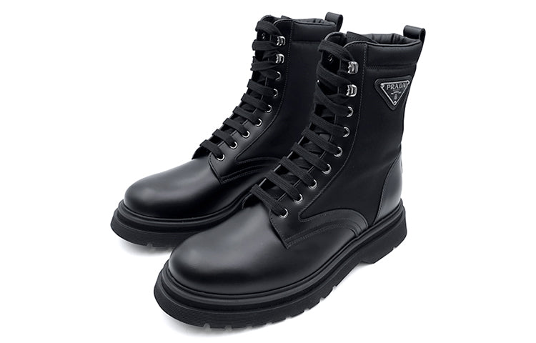 PRADA Martin Boots Men Black