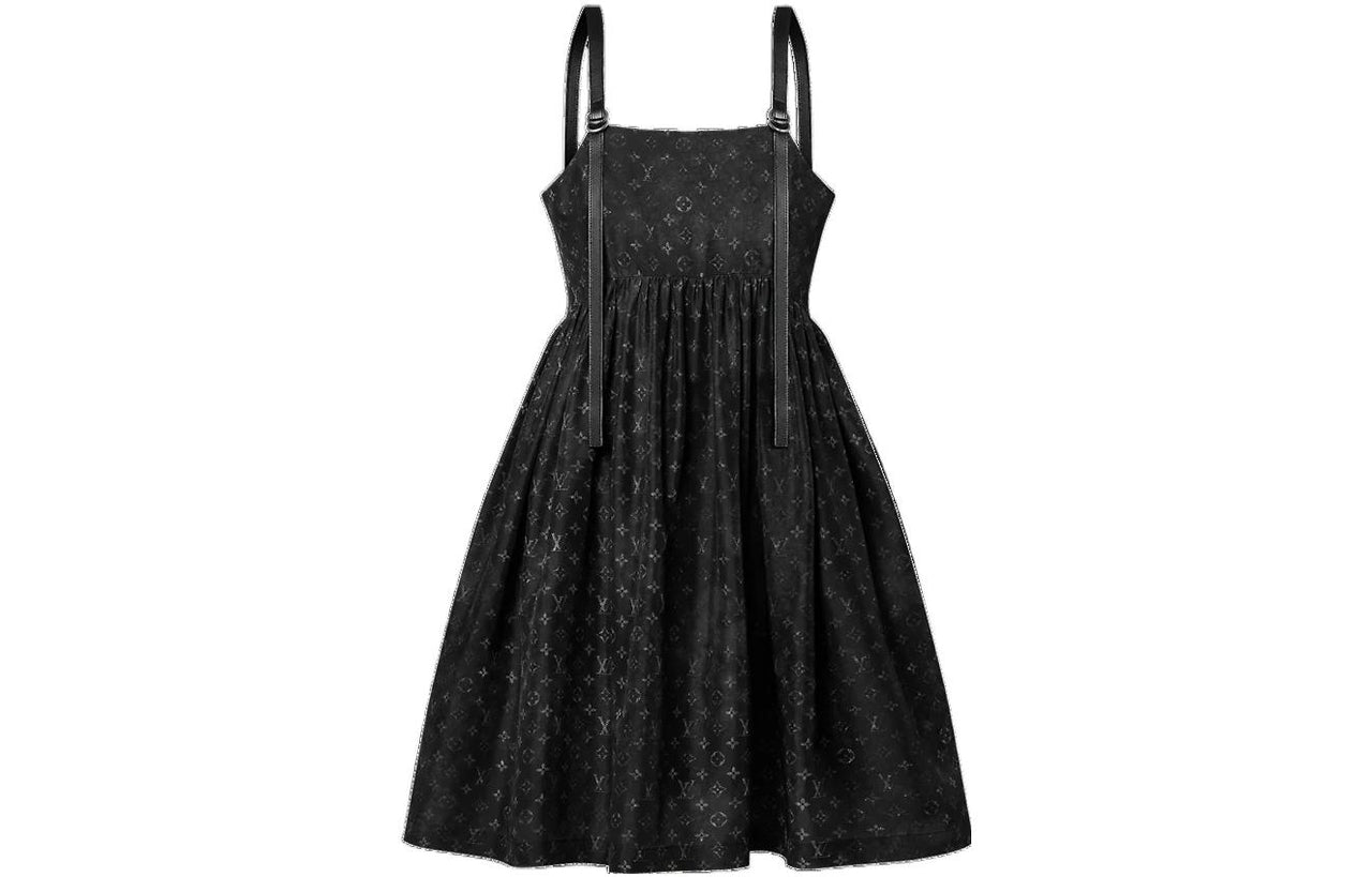 LOUIS VUITTON Sleeveless Dress Women's Black