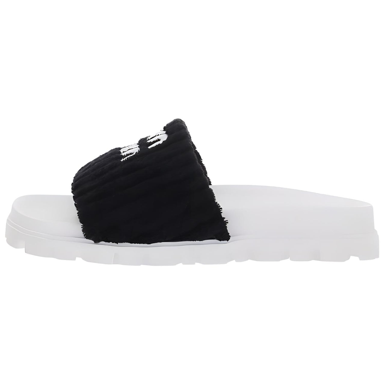 MIU MIU EVA Quiet Slide Slippers Women's Black