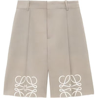LOEWE Anagram Shorts 'Light Beige Melange'