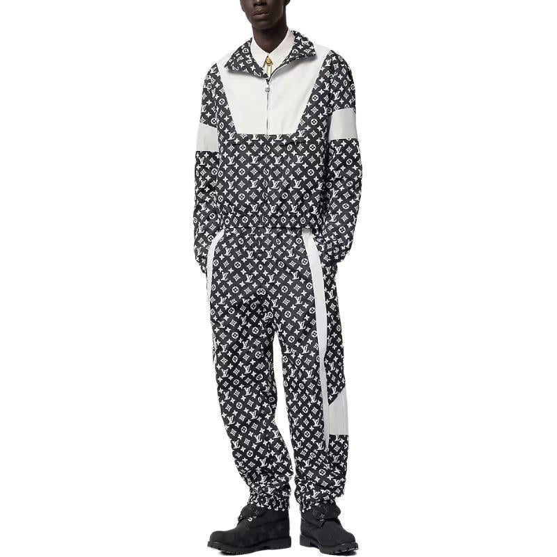 LOUIS VUITTON Monogram Printed Technical Track Pants