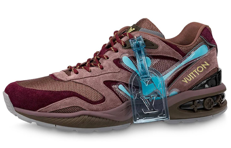 LOUIS VUITTON Trail Sneakers 'Burgundy Blue'