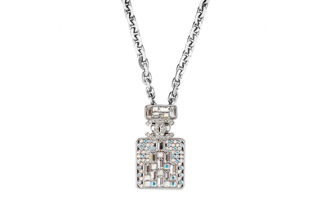 CHANEL Metal, Rhinestone Necklaces Women's