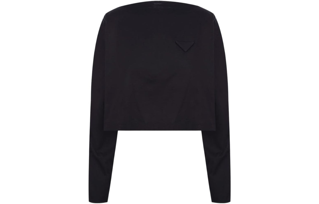 PRADA Crop Tops Women's Black