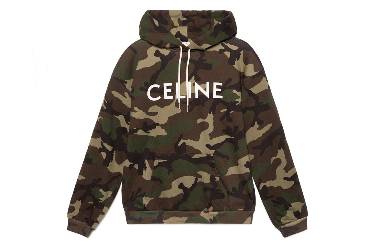 CELINE Sweatshirt Unisex Army Green