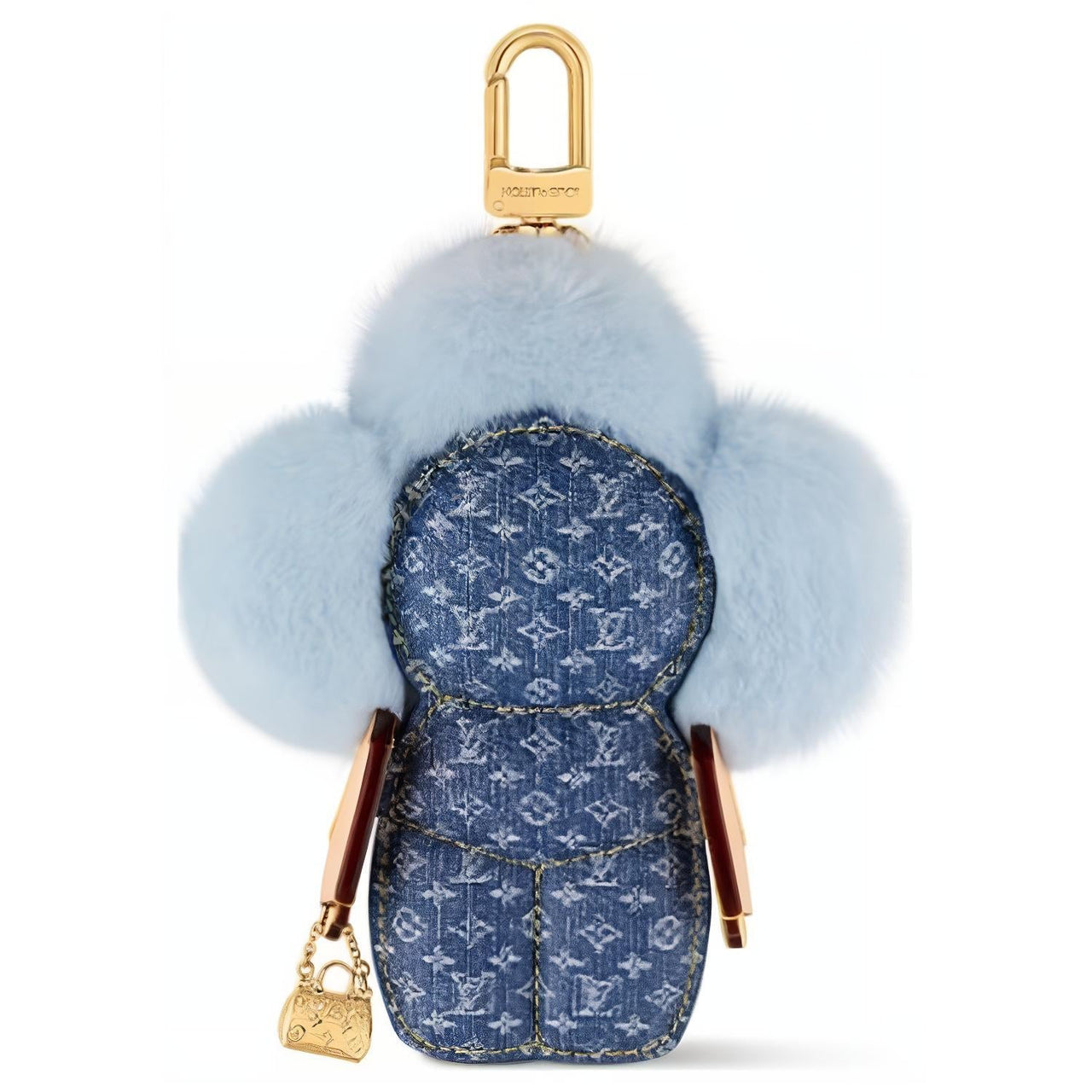 LOUIS VUITTON Vivienne Leather Pendant Bag Merchandise Women's Blue