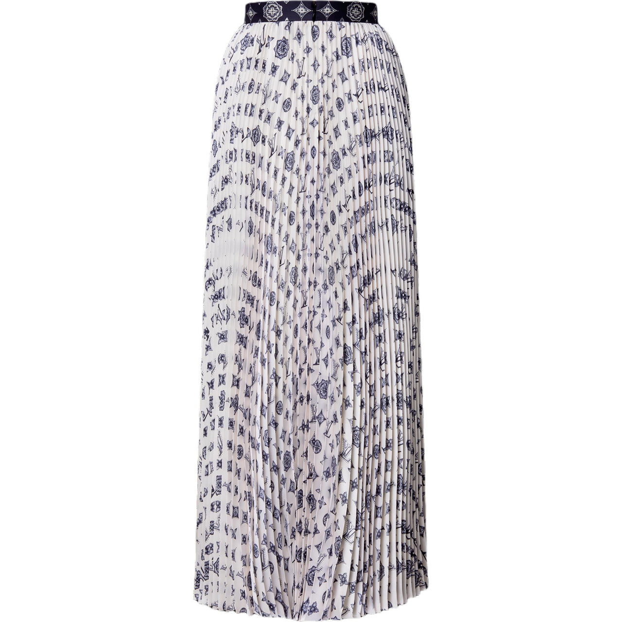 LOUIS VUITTON SS25 Casual Long Skirts Women's White