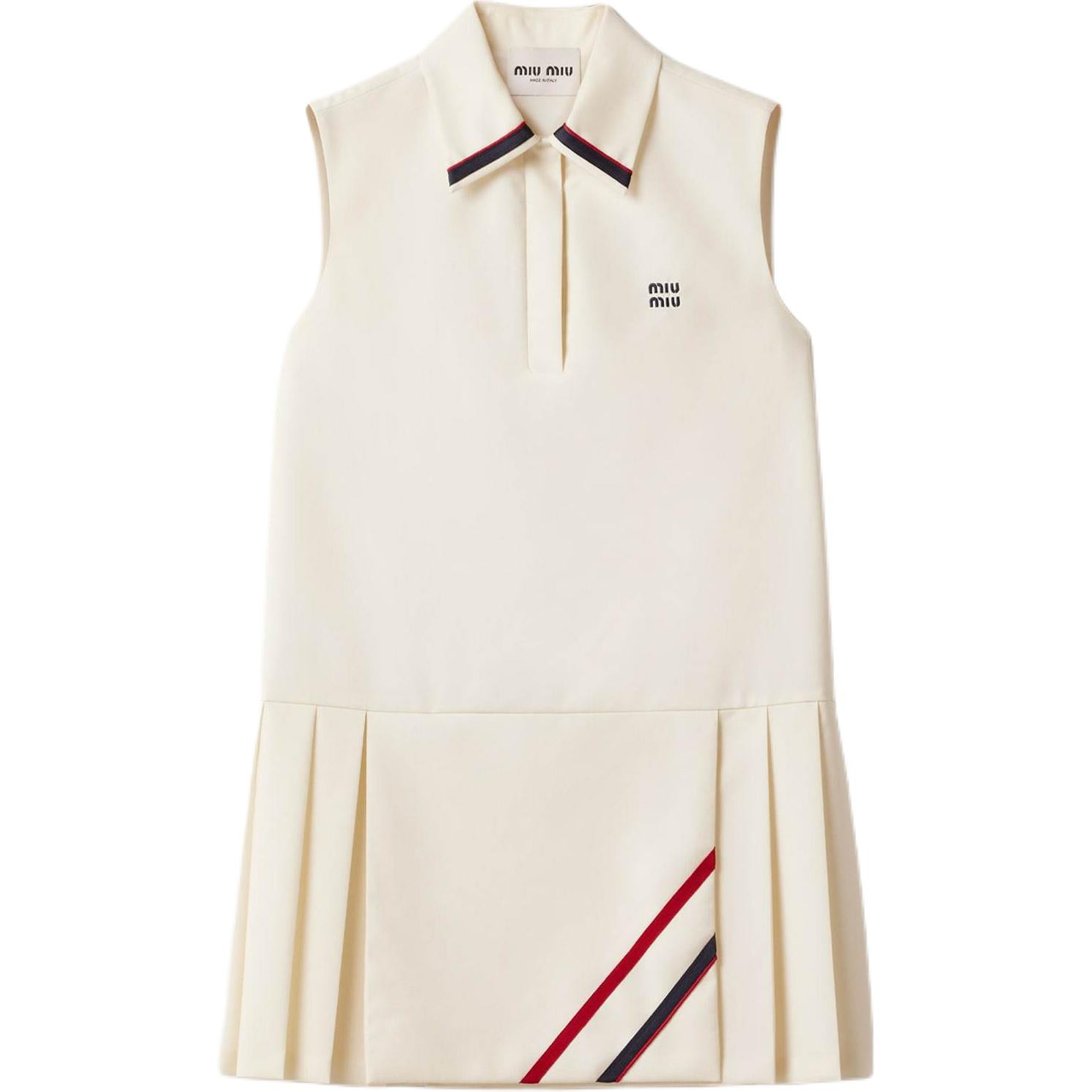 MIU MIU FW24 Sleeveless Dress Women's Beige • SneakerSouqq