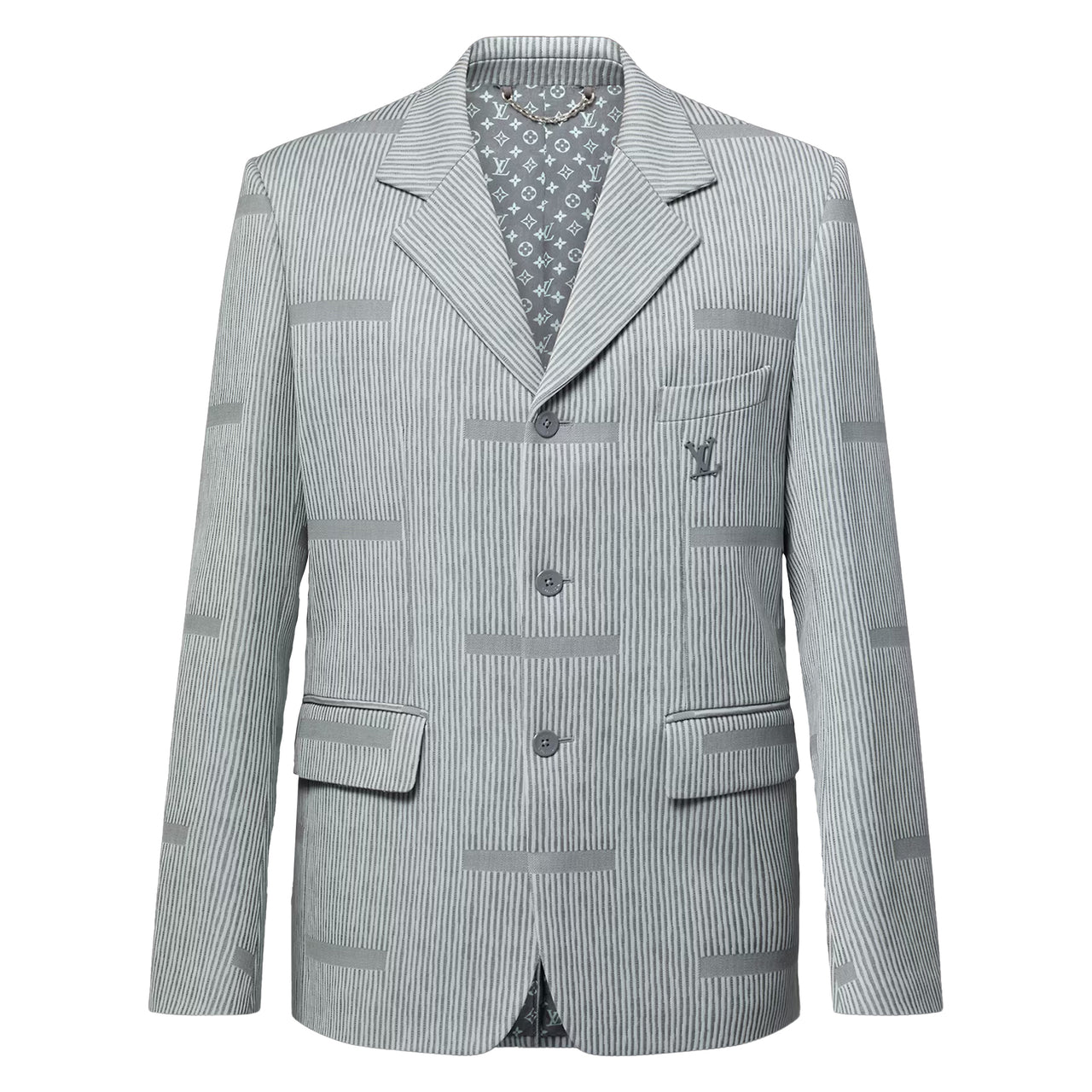 LOUIS VUITTON Lv X Park Seo-Bo Tailored Wool Single-Breasted Jacket