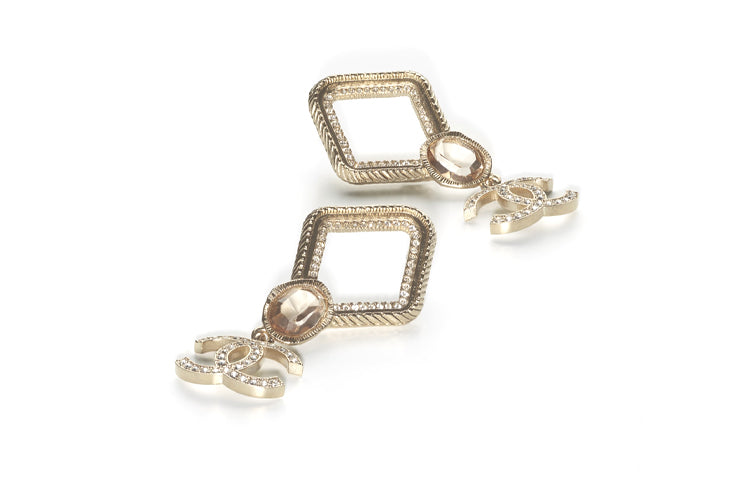 CHANEL Earrings Women's Gold