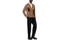 HERMES Cashmere Sweaters Men Camel