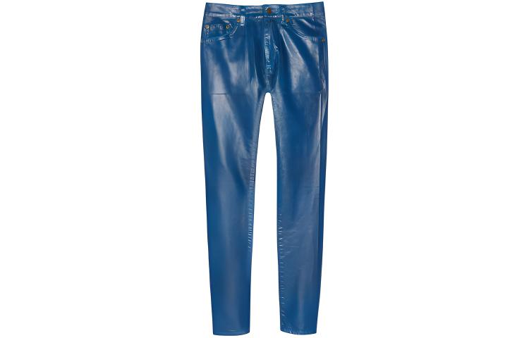 SAINT LAURENT Skinny Patent Style Trousers