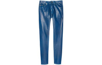 SAINT LAURENT Skinny Patent Style Trousers