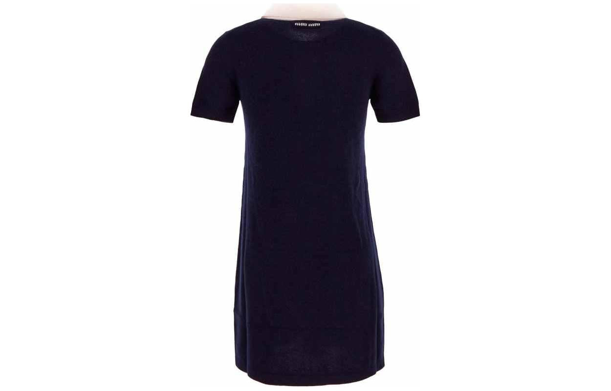 MIU MIU Short-Sleeved Dresses Women's Blue