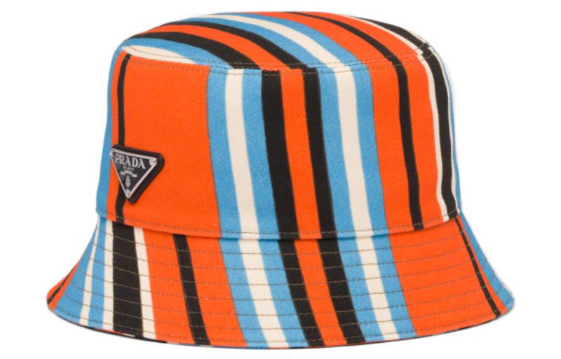 PRADA Bucket Hats Men Orange