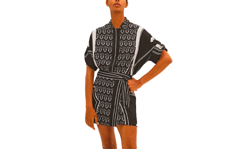 HERMES Casual Short Skirts Women's Black